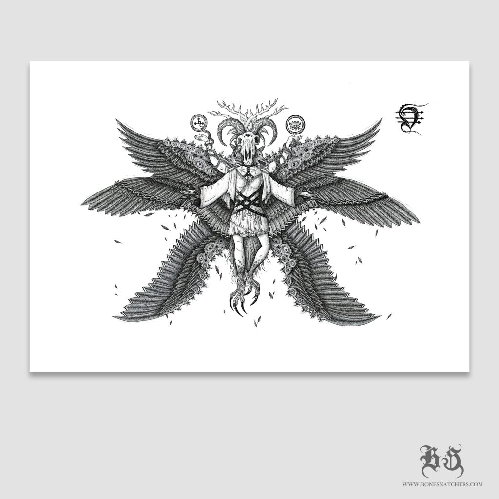 Zīmējuma prints "Do Not Be Afraid"