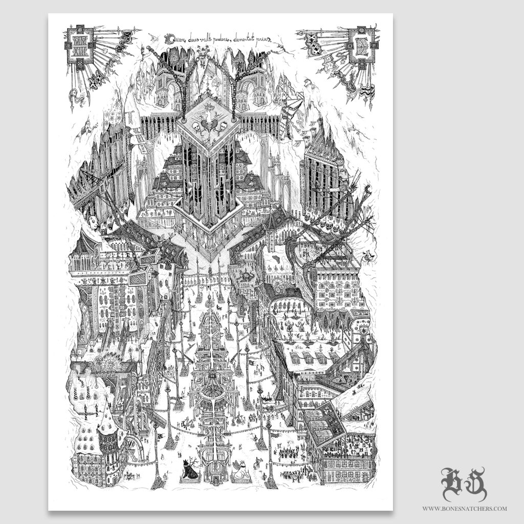 Zīmējuma prints "Underground"