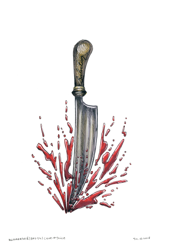 Drawing 076 - Chop  Slice